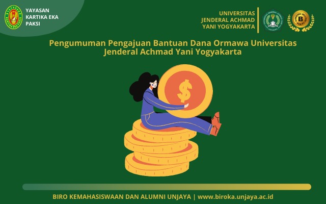 Thumbnail Pengumuman Pengajuan Bantuan Dana Ormawa Universitas Jenderal Achmad Yani Yogyakarta